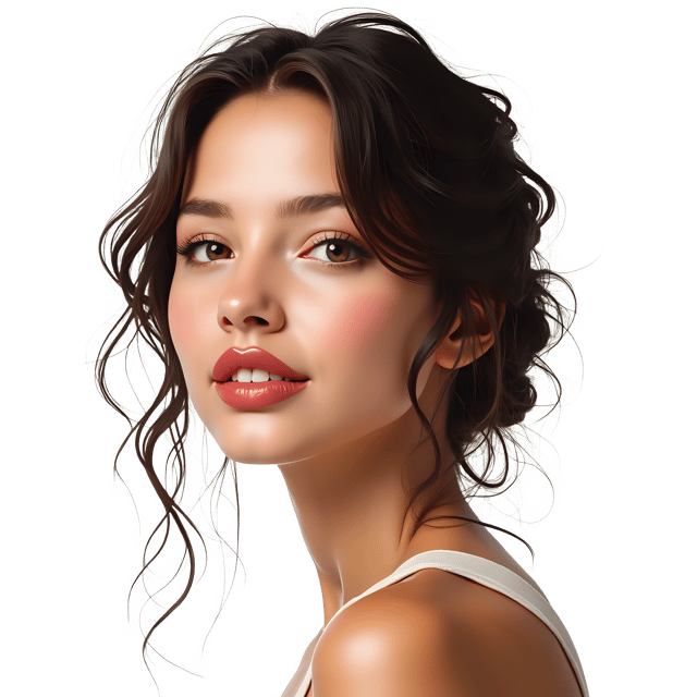 Free transparent PNG: Model Portrait with Transparent Background in PNG Format