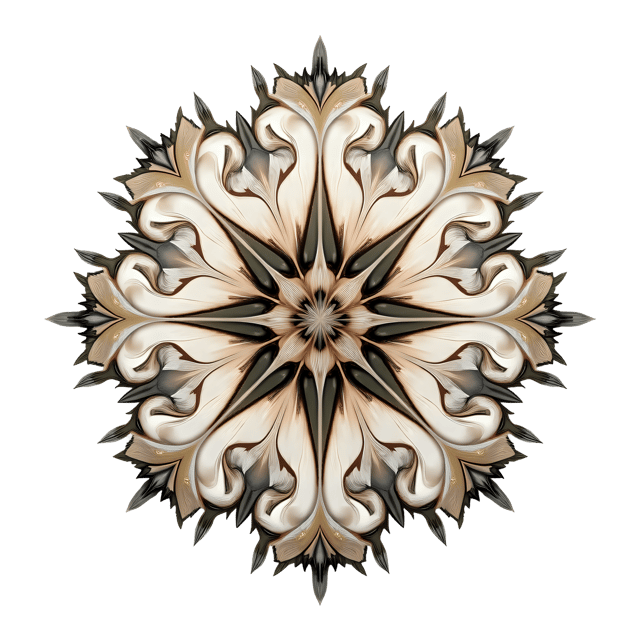 Free transparent PNG: Mirror Symmetry Ornaments PNG with Transparent Background for Artistic and Decorative Use