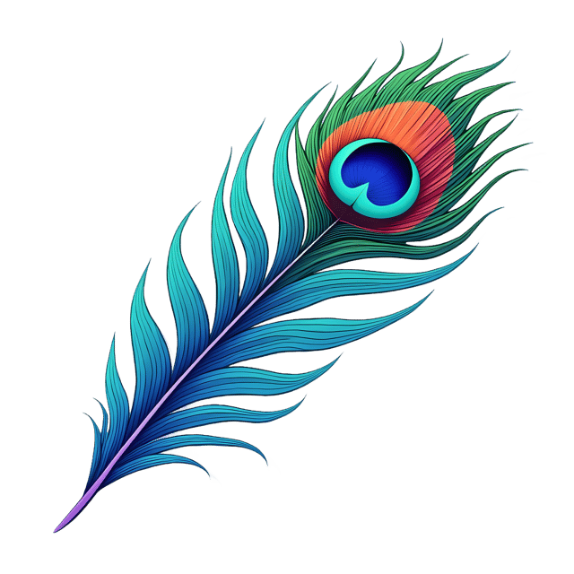 Free transparent PNG: Iridescent Peacock Feather  Decorative Clipart, Free Downloadable PNG