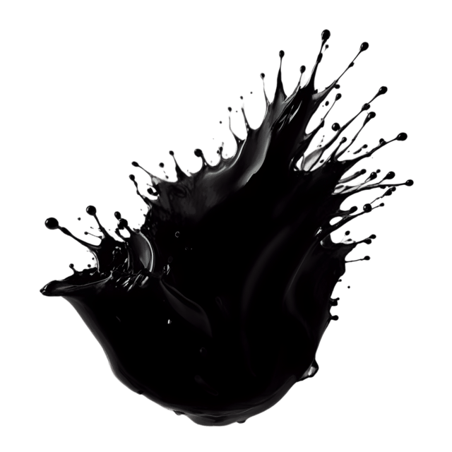 Free transparent PNG: Black Color Splash PNG with Transparent Background for Modern Design