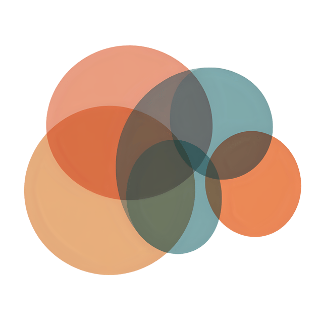 Free transparent PNG: Overlapping Ellipses PNG Clipart  Versatile Design Element for Art and Crafts