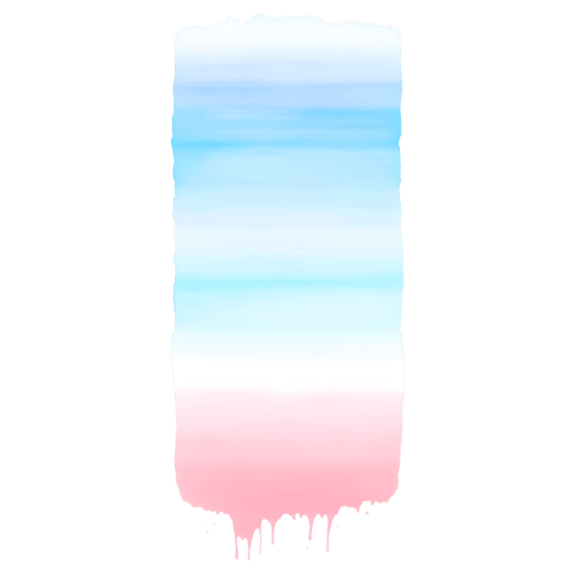 Free transparent PNG: Whimsical Brushstroke Art with Soft Gradients for Creative and Decorative Uses