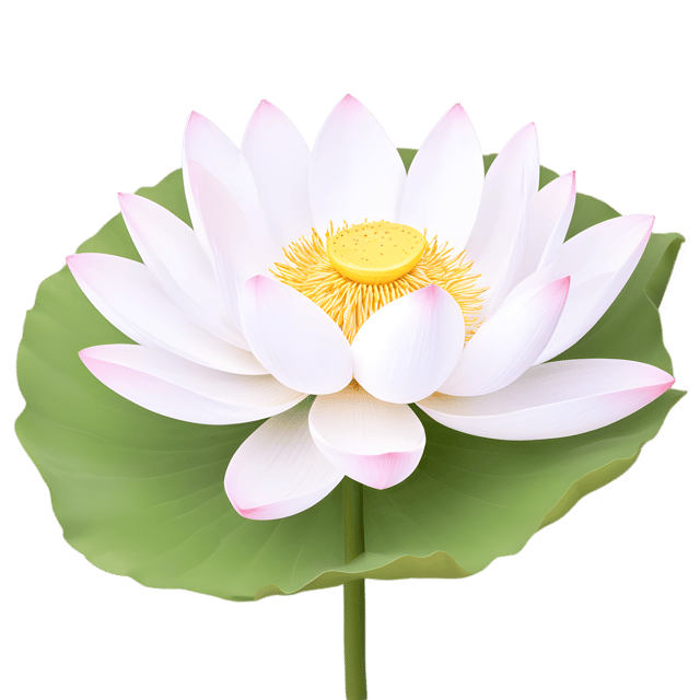 Free transparent PNG: Transparent Lotus Flower PNG with Elegant Design