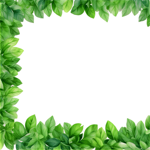 Free transparent PNG: Lush Greenery Loop PNG with Transparent Background for Nature and Decorative Design
