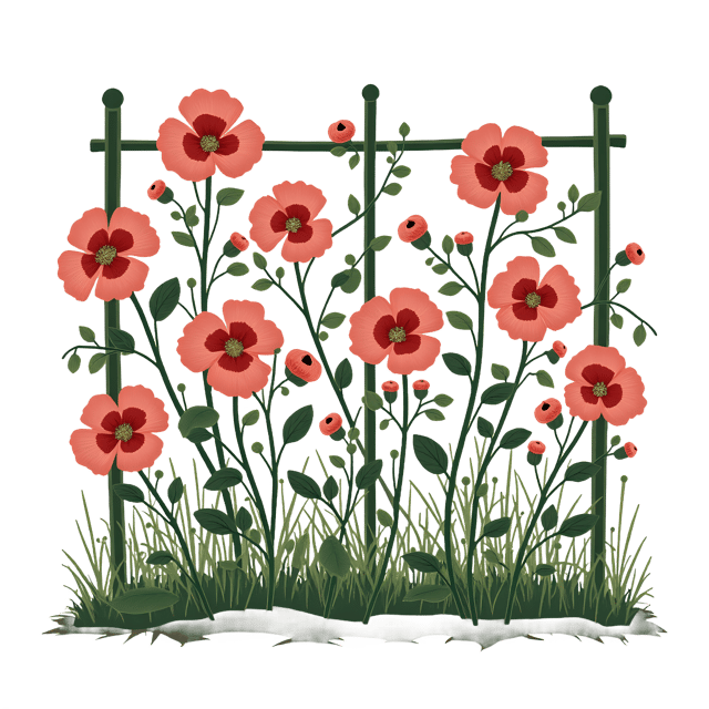 Free transparent PNG: Sweet Peas Climbing Trellis Transparent Background PNG