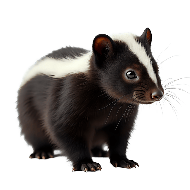 Free transparent PNG: Skunk Vector Illustration for Wildlife and Cartoon Art