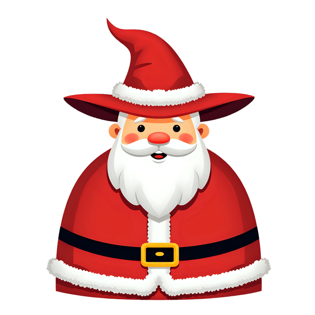 Free transparent PNG: Jolly Santa Claus Suit PNG with White Fur Trim and Transparent Background for Holiday Imagery