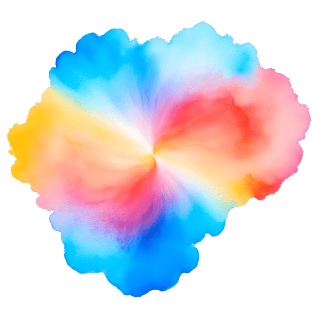 Free transparent PNG: Vivid Strokes Merging into Ethereal Forms PNG Clipart for Artistic and Decorative Uses