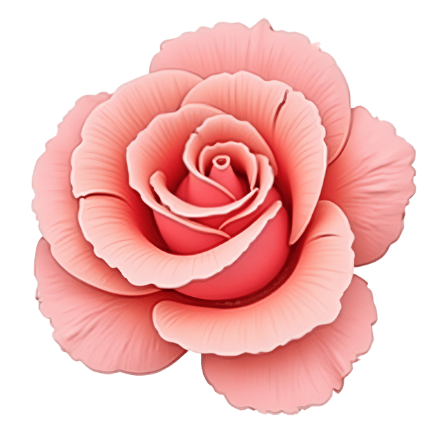 Free transparent PNG: Coral-Pink Rose Gradient Clipart Illustration with Transparent Background