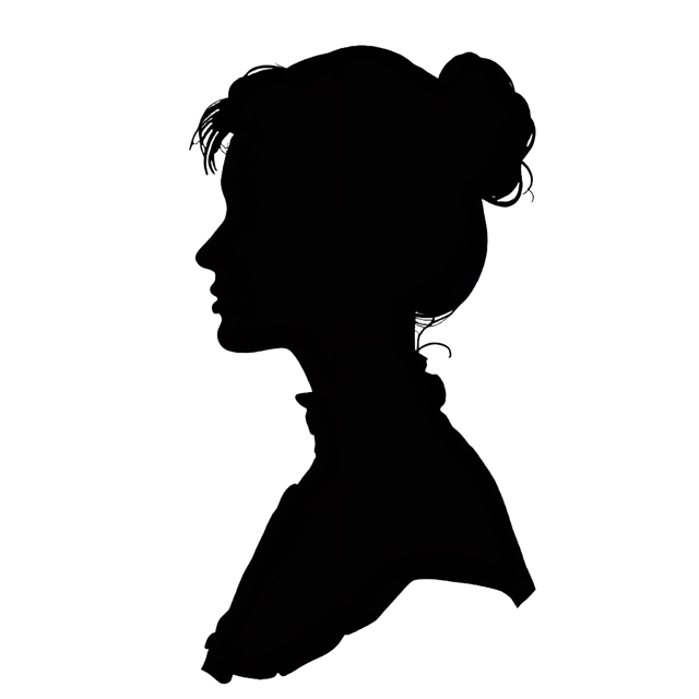 Free transparent PNG: Silhouette Portrait PNG Clipart  Ideal for Artistic Design and Decor