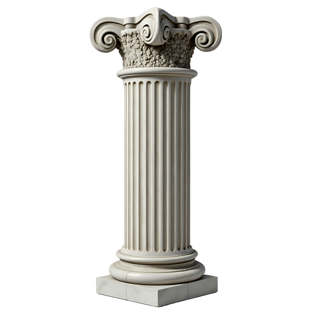 Free transparent PNG: Elegant Fluted Marble Column PNG Clipart  Perfect for Architectural Design  Decor