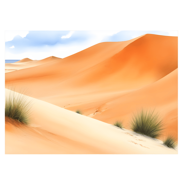 Free transparent PNG: Dune Landscape Transparent Background PNG for Desert and Space Art