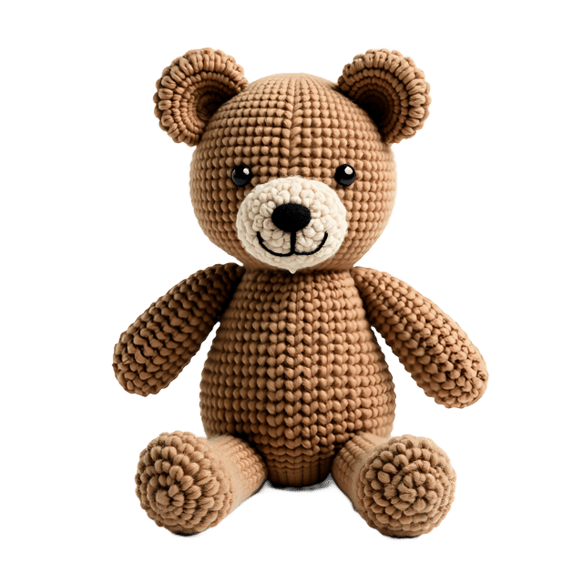 Free transparent PNG: Knitted Stuffed Animal PNG Clipart  Perfect for Crafts  Design Projects