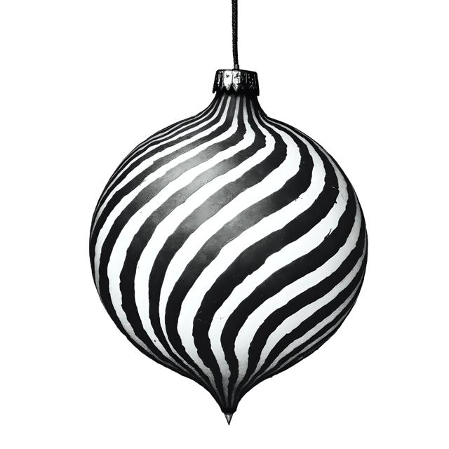 Free transparent PNG: Striped Holiday Ornament  Curved Stripe Design, free downloadable png