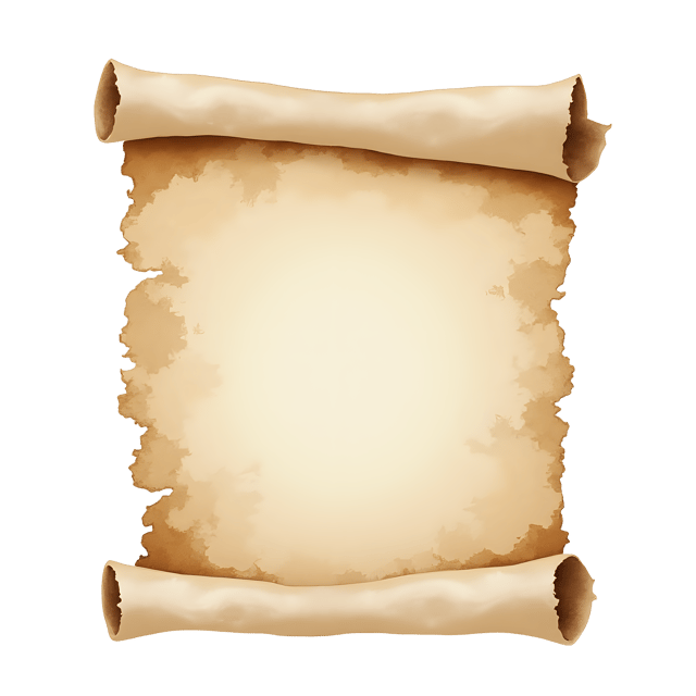 Free transparent PNG: Rolled Parchment Scroll  Historical Clipart, free download png