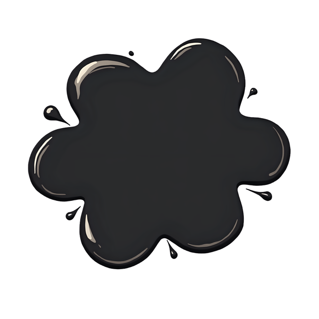 Free transparent PNG: Ink Blot Shape  Creative Design Element, free transparent png download