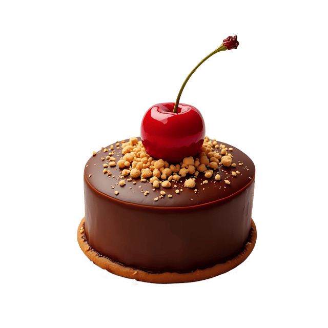 Free transparent PNG: Cherry on Top with Gold Flakes  Elegant Cake Clipart, free downloadable png