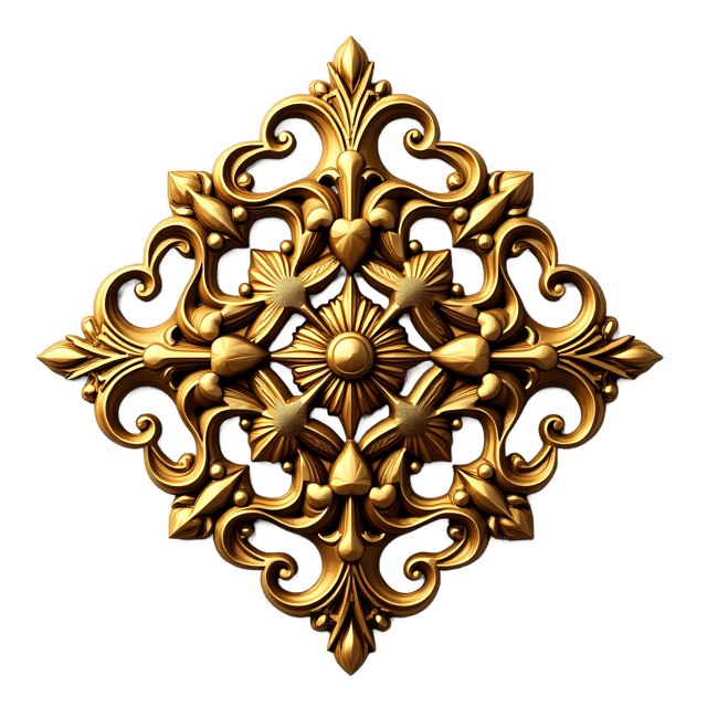 Free transparent PNG: Antique Gold Ornament  Classic Decor Clipart, free download png