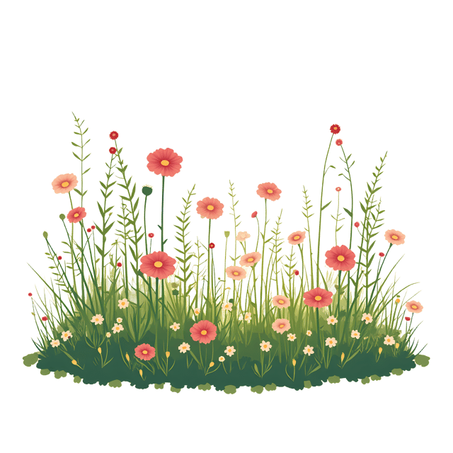 Free transparent PNG: Wildflowers Meadow PNG Transparent Background