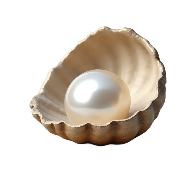 Free transparent PNG: Pearl in Cracked Shell  Free Nature PNG Download