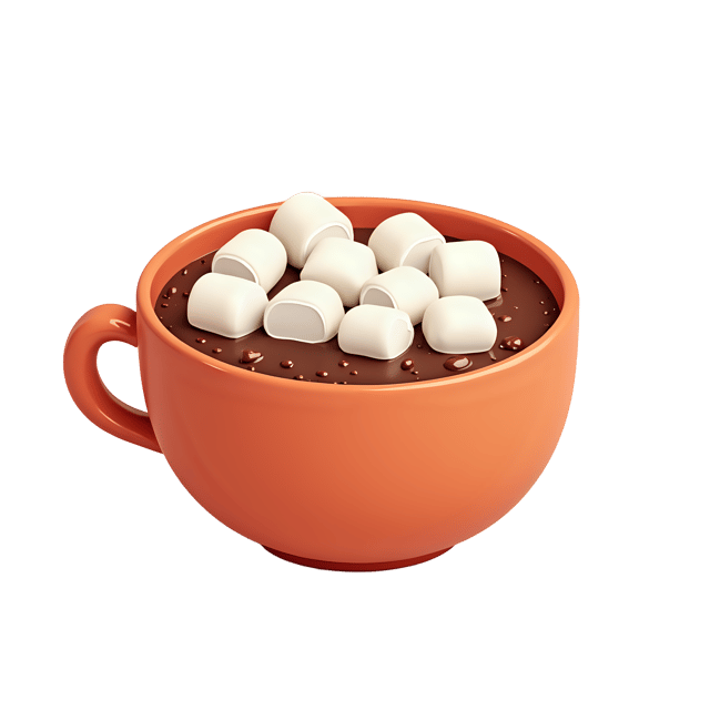 Free transparent PNG: Hot Chocolate with Marshmallows PNG Transparent Background
