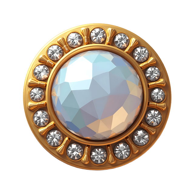 Free transparent PNG: Jeweled Button with Diamond Accents  Elegant Clipart, free png download