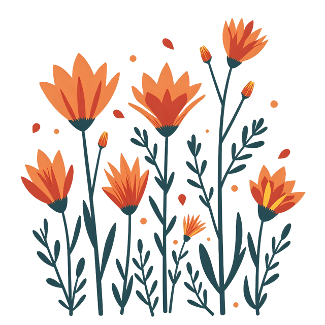 Free transparent PNG: Boho Wildflowers  Nature Clipart, free transparent png download