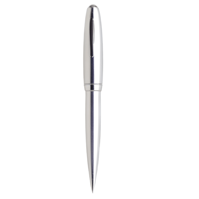 Free transparent PNG: Sleek Silver Pen PNG with Transparent Background for Modern Design Projects