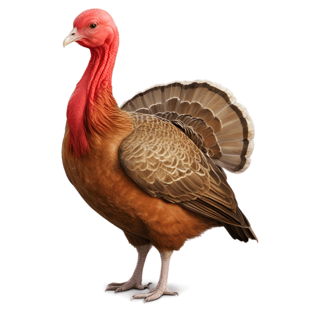 Free transparent PNG: Turkey Bird PNG with Transparent Background for Art and Design