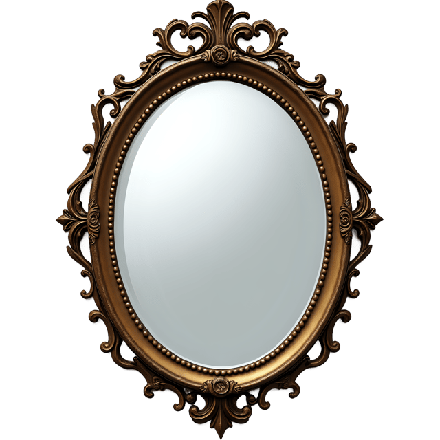 Free transparent PNG: Antique Mirror PNG Clipart  Ideal for Home Decor  Design Projects