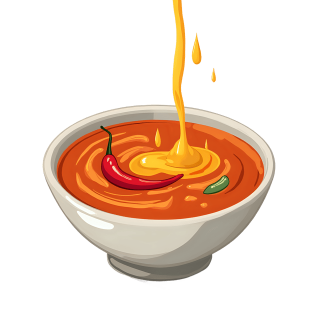 Free transparent PNG: Hot and Sour Soup with Chili Oil Drizzle  Free PNG Download for Asian Cuisine
