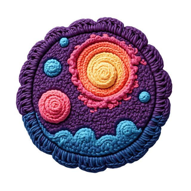 Free transparent PNG: Crochet Hook Galaxy PNG with Transparent Background for Creative Projects