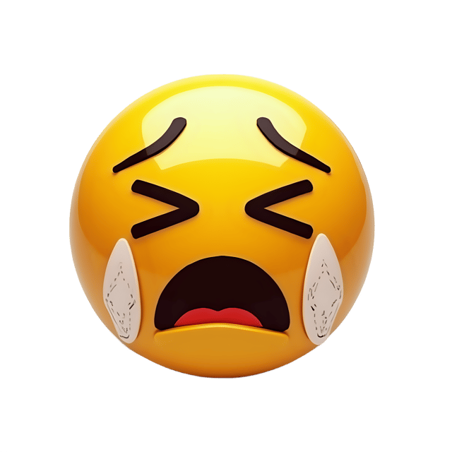 Free transparent PNG: Crying Emoji PNG  Emotional Expression for Digital Design  Messaging