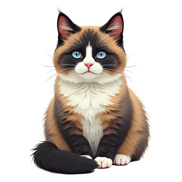 Free transparent PNG: Ragdoll Cat PNG Clipart  Perfect for Pet Projects  Decor