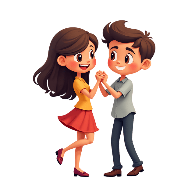 Free transparent PNG: Couple Dancing Together PNG  Romantic Dance Clipart for Events  Decor