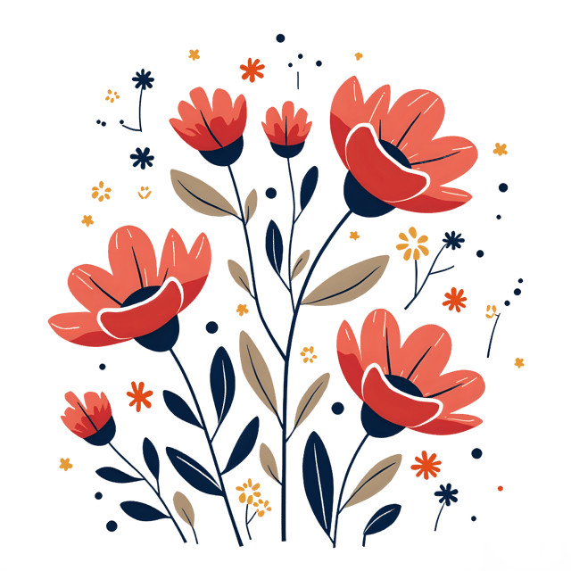 Free transparent PNG: Boho Ornamental Flowers  Decorative Clipart, free png download