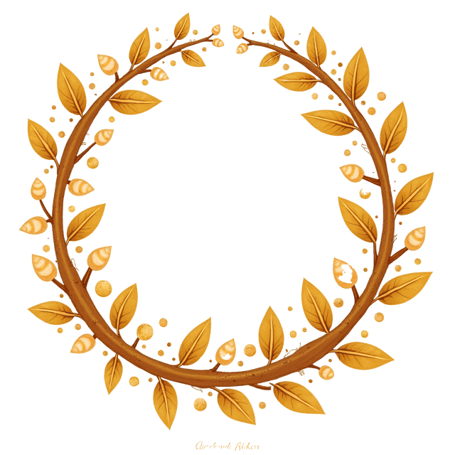 Free transparent PNG: Lustrous Gold Vine Crystal Bead Cartoon Illustration