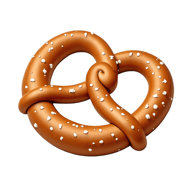 Free transparent PNG: Clay Pretzel with Salt Sprinkle PNG Transparent Background