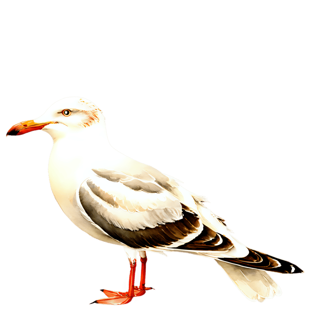 Free transparent PNG: Seagull Watercolor Illustration - Transparent PNG