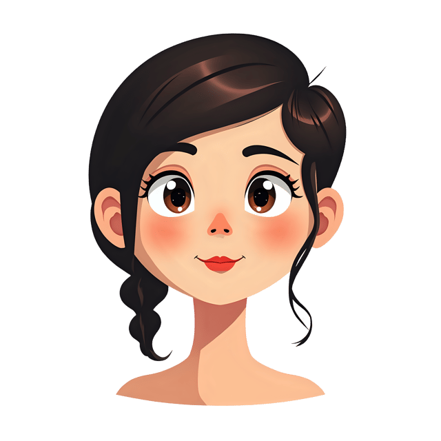 Free transparent PNG: Dreamy Expression Portrait PNG Clipart  Ideal for Artistic Projects  Emotional Design