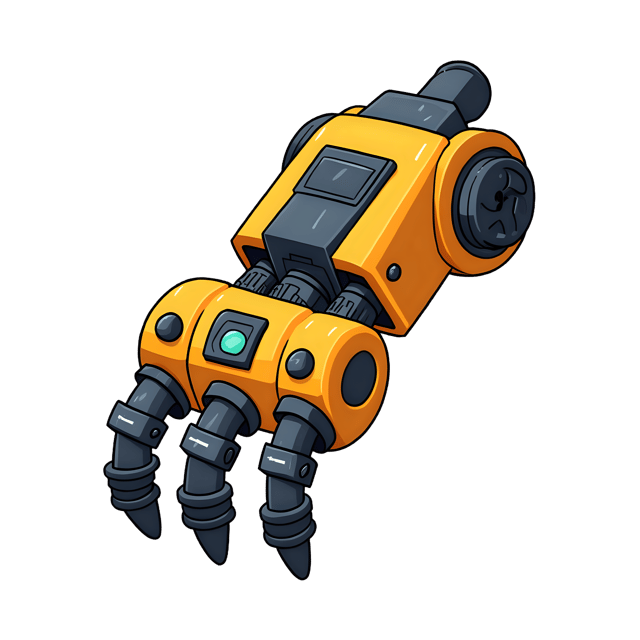 Free transparent PNG: Robotic Claw with Hydraulic Tubes  Mechanism Clipart, free download png