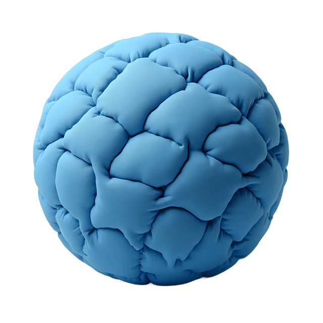 Free transparent PNG: Cheerful Blue Sphere PNG with Transparent Background for Crafting and Decor