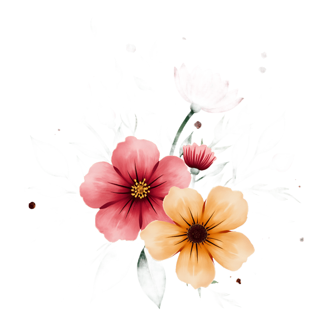 Free transparent PNG: Boho Flower Bouquet  Free PNG Download for Art Projects