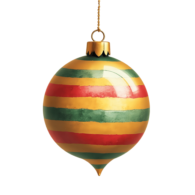 Free transparent PNG: Striped Holiday Ornament  Shiny Surface Clipart, free transparent png download