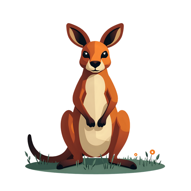Free transparent PNG: Kangaroo PNG Clipart  Unique Australian Wildlife Design Element