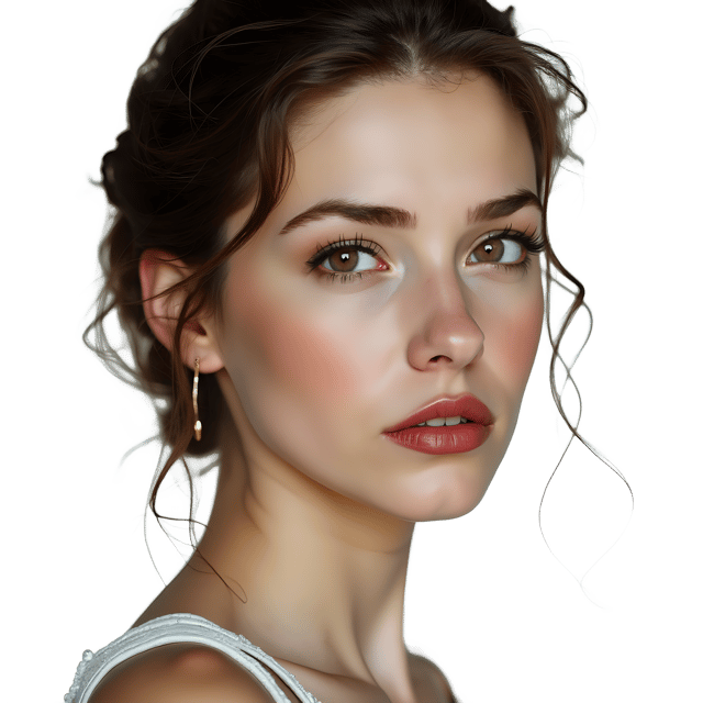 Free transparent PNG: Neutral Face Portrait PNG Clipart  Ideal for Character Design  Projects