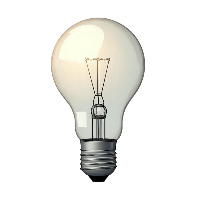 Free transparent PNG: Edison Bulb PNG Clipart  Ideal for Lighting Projects  Retro Themes