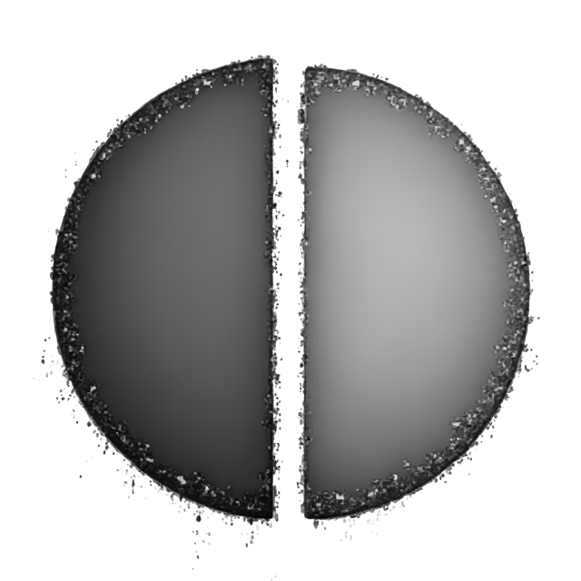 Free transparent PNG: Split Circle Shape PNG Clipart  Perfect for Design Projects  Decor