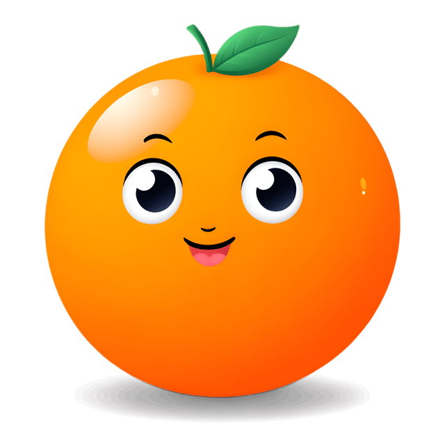 Free transparent PNG: Bright Juicy Orange Ball PNG with Transparent Background for Vibrant Imagery