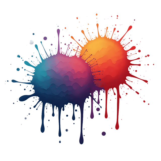 Free transparent PNG: Paint Drip Trail with Ink Splatter  Artistic Clipart Design, free download png